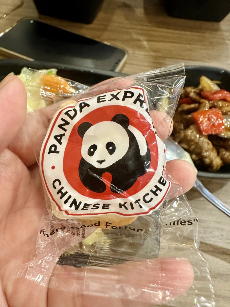 Panda Express fortune cookie