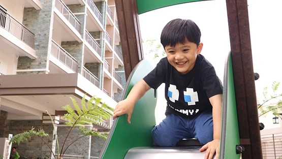 Another playground slide in Bristle Ridge DMCI Baguio Accommodation