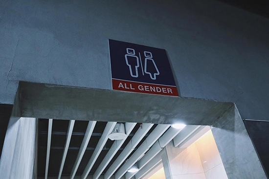 PITX - All gender shared comfort room at Solid North bus in PITX to Baguio