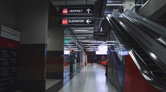 PITX - Accessibility escalator provided getting to Solid North bus in PITX to Baguio