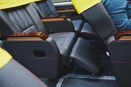 PITX - Legroom with leg rest provided at Solid North bus in PITX to Baguio