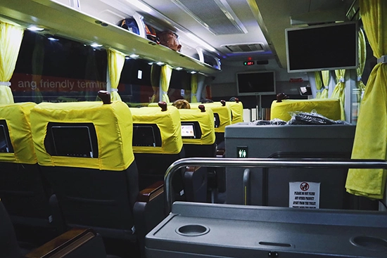 PITX - An image of the over head compartment at Solid North bus in PITX to Baguio