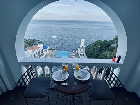 Camp Netanya Batangas - Breakfast at the balcony