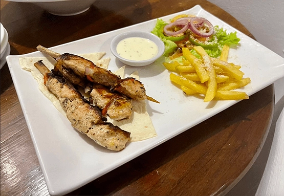 Camp Netanya Batangas - Chicken skewers