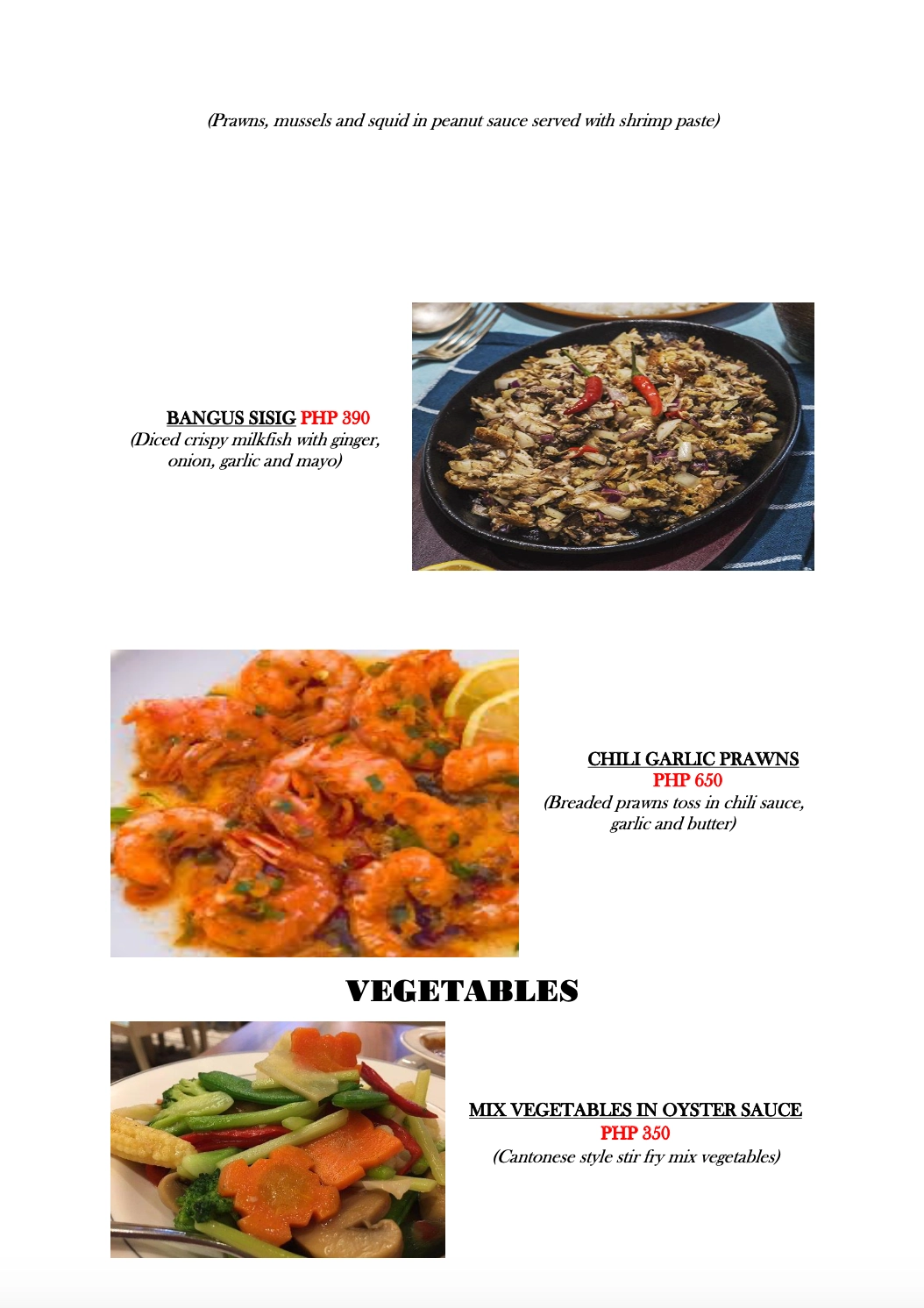 Greeka - Menu 8