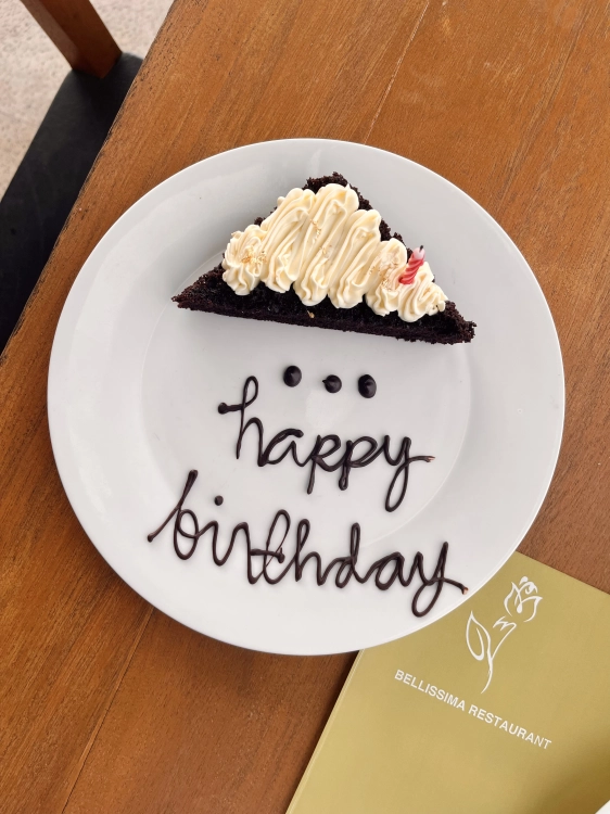 Escala Tagaytay - Complimentary birthday cake
