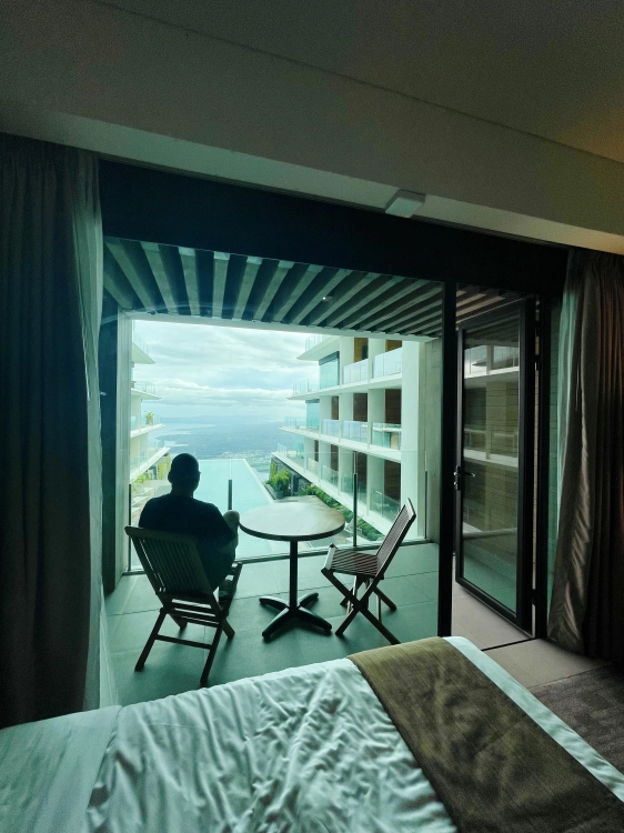 Escala Tagaytay - Balcony view at premier deluxe room