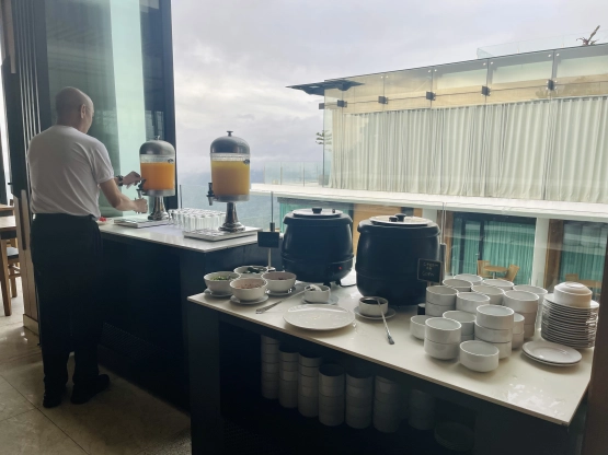 Escala Tagaytay - Soup and congee section Belissima restaurant