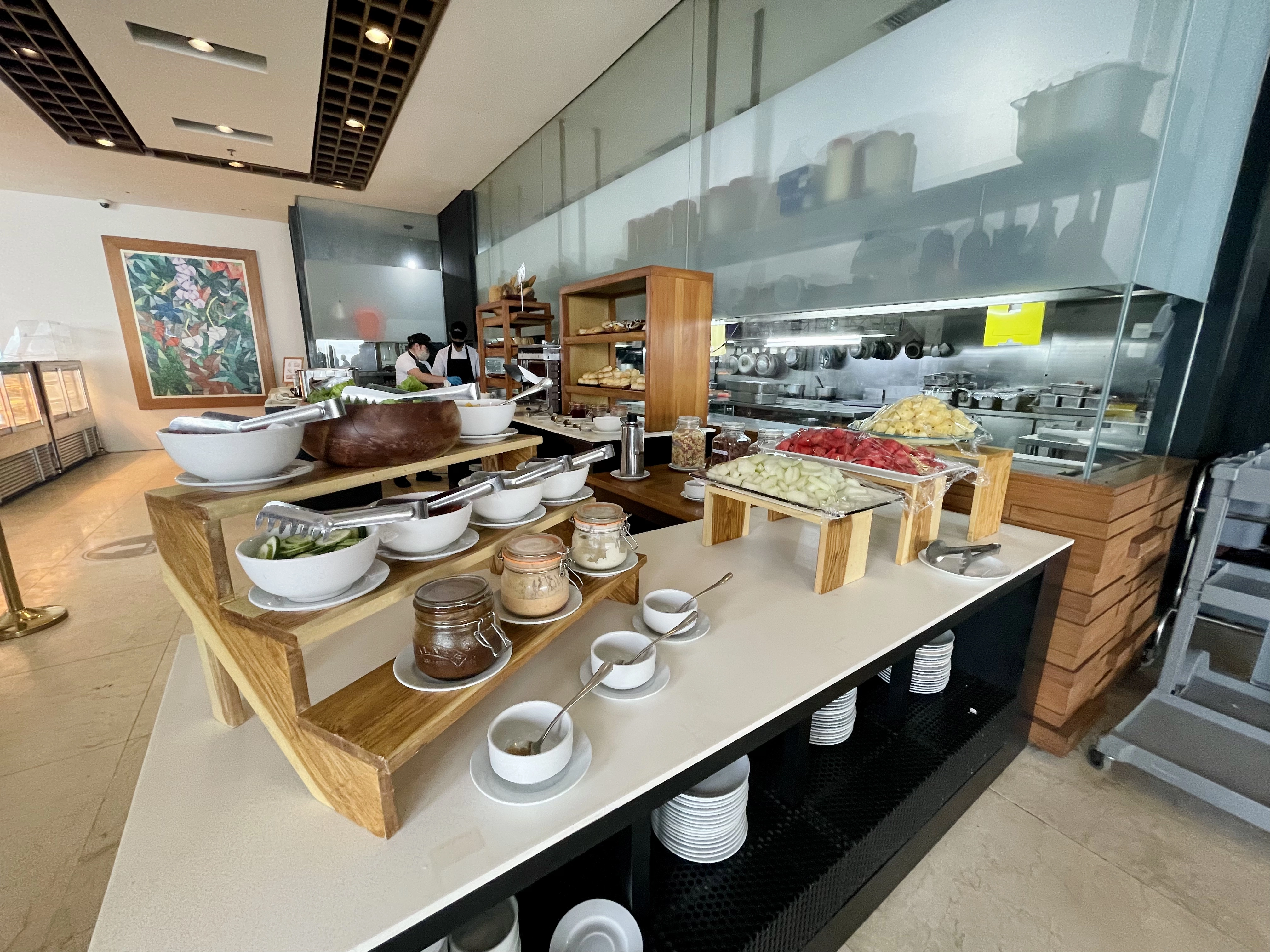 Escala Tagaytay - Salad bar in Belissima restaurant