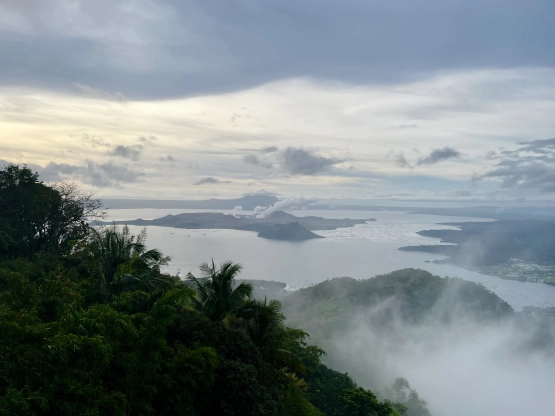 Escala Tagaytay - A view of Taal volcano from Belissima restaurant