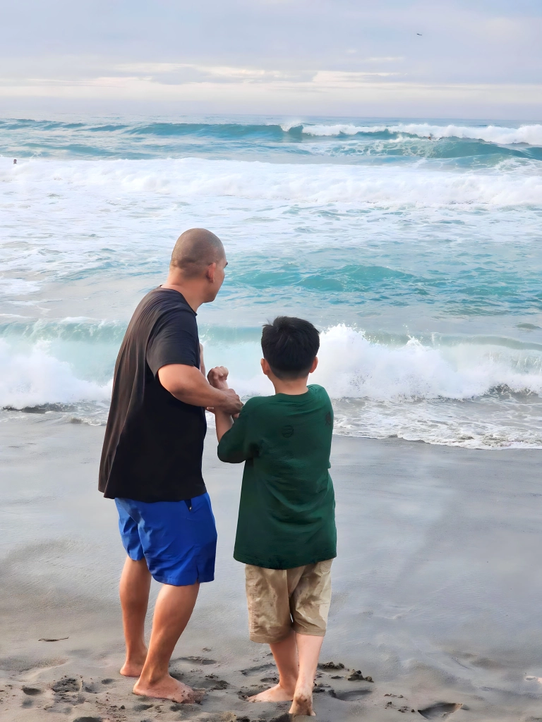 La Union waves and shore