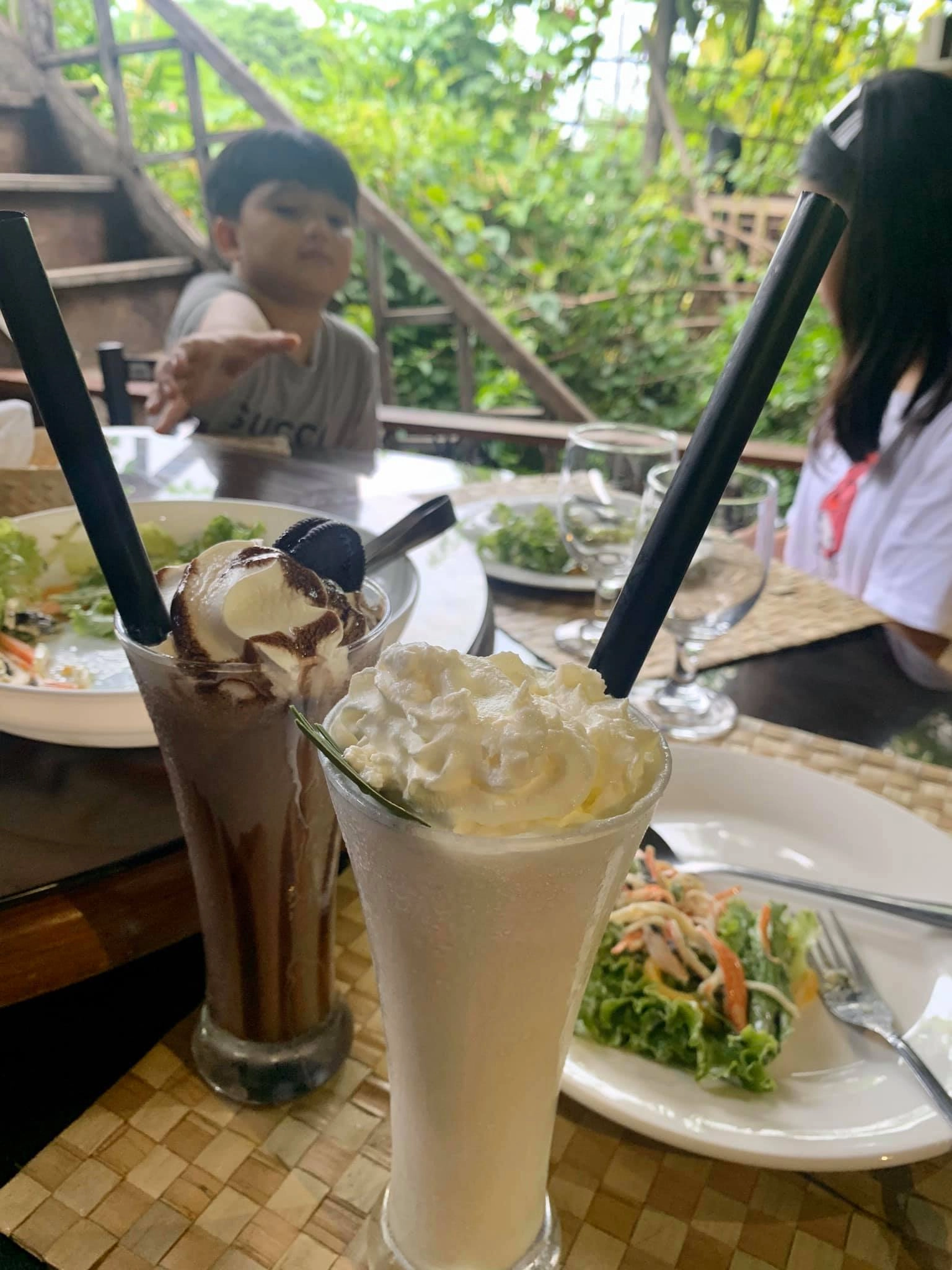 Brick Oven Cafe - chocolate and kesong puti shake