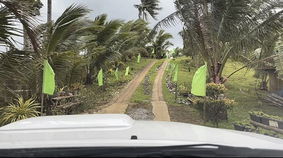Chandava lake resort cavinti laguna - Pathway to the parking