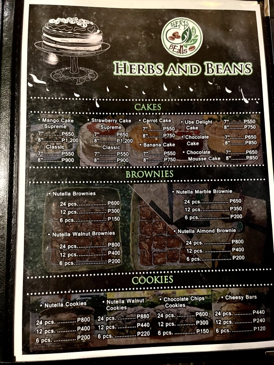 Herbs and Beans Pila Laguna - Menu 4