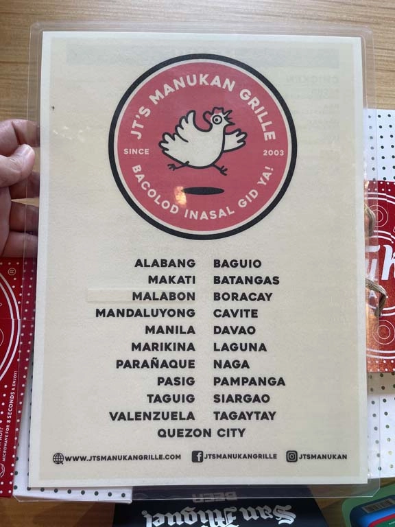 JT's manukan grille - Branches