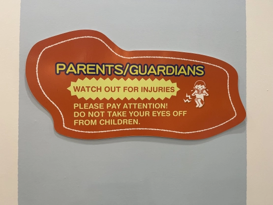 Kidzoona Playground SM city San Pablo - Warning to parents