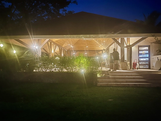 Lotuspod Bed and Breakfast - Pavilion outside