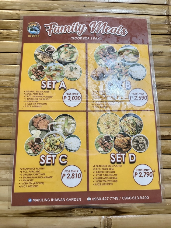Makiling Ihawan Garden - Family meals