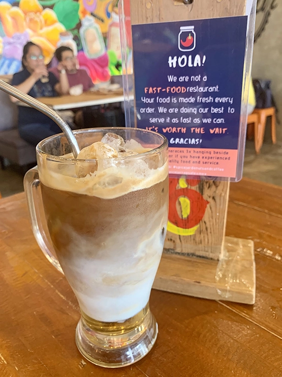 Spice Jar - Iced creme brulee flavored latte