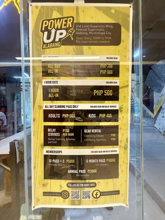 Power Up - Rates