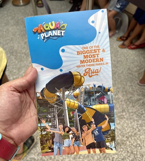 Aqua Planet Pampanga Philippines - Pamphlet