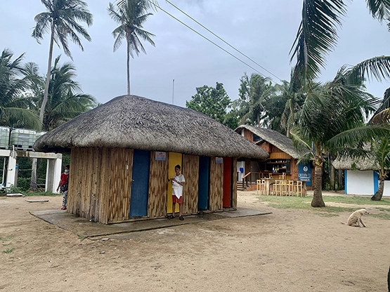 Calilayan cove Unisan Quezon - First public toilet and shower
