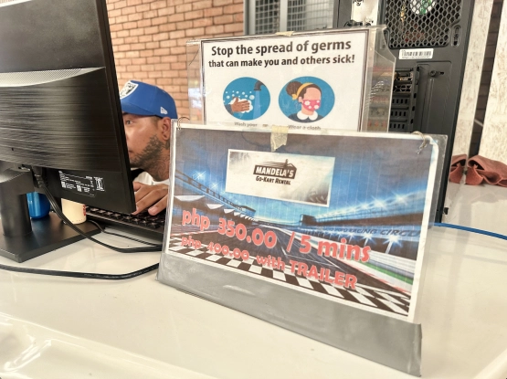 Mandelas' Go Kart - Rate / Price
